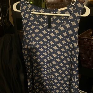 Patterned tank blouse